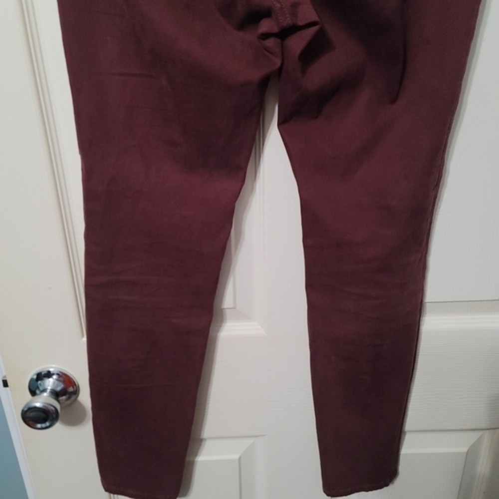 Madewell Women's Burgundy Skinny Jeans Size 28. Good PreOwned Condition.‎ - Picture 6 of 12